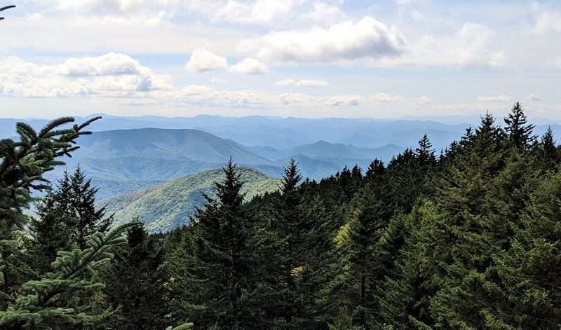 Blue Ridge Mountains show the majesty of God
